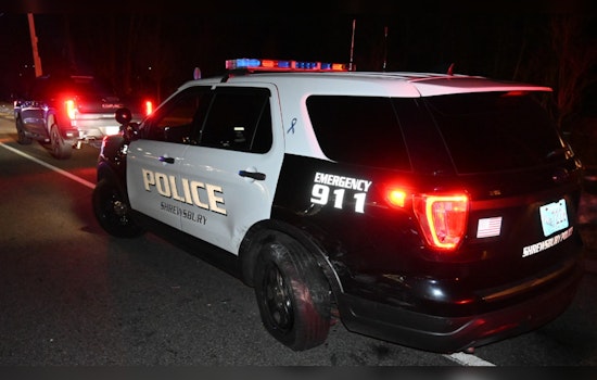 Shrewsbury Police Cruiser Struck on Boston Turnpike, Worcester Man Arrested on Outstanding Warrant