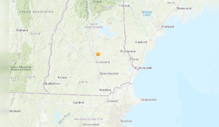 Southern New Hampshire Jolted by 2.0-Magnitude Earthquake with Echoes of Past Seismic Activity