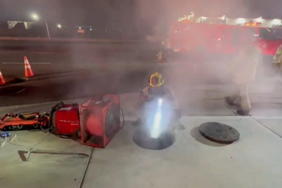 Specialized Orange County Fire Authority Teams Quench Subterranean Blaze in Stanton