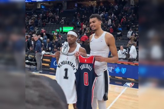 Spurs' Victor Wembanyama Climbs to No. 4 in NBA Jersey Sales, Spurs Merchandise Surges