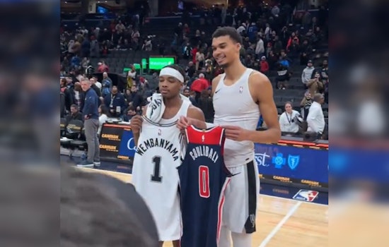 Spurs' Victor Wembanyama Climbs to No. 4 in NBA Jersey Sales, Spurs Merchandise Surges