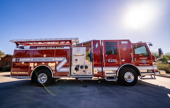 Students at Rainbow Valley Elementary in Buckeye, AZ Witness Future of Firefighting with Electric Fire Truck Showcase