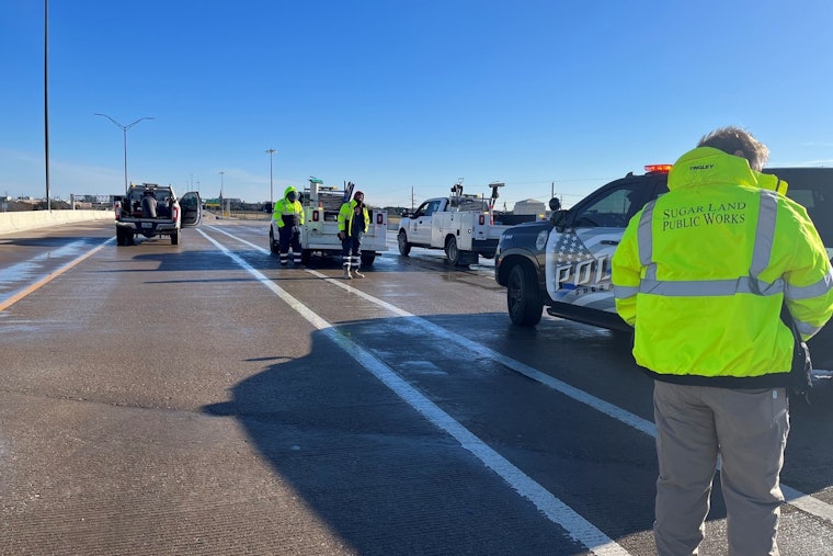Sugar Land U.S. Highway 59 Reopens After Ice Clearance, Ensuring Safe Commute
