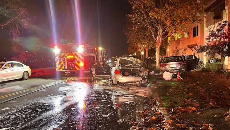 Suspected DUI Driver with Child in Car Arrested After Fiery New Year's Eve Crash in San Mateo