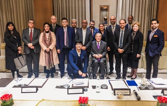 Texas Governor Greg Abbott Champions State's Energy and Tech Sectors in New Delhi Economic Mission