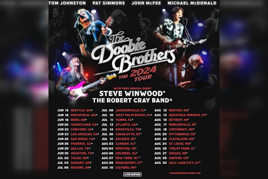 The Doobie Brothers Set to Electrify Phoenix with "The 2024 Tour" Stop, Plus a Trove of January Entertainment