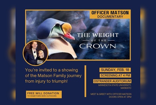 "The Weight of the Crown", An Intimate Documentary Screening Offers a Glimpse into Officer Matson's Journey of Resilience in Mankato