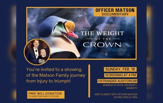 "The Weight of the Crown", An Intimate Documentary Screening Offers a Glimpse into Officer Matson's Journey of Resilience in Mankato