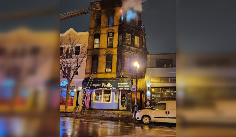 Three Injured in Late-Night Chicago Apartment Fire; Investigation Underway in Old Town