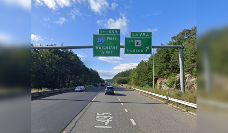 Tractor-Trailer Rollover on I-495 in Marlborough Disrupts Traffic, Cleanup Underway