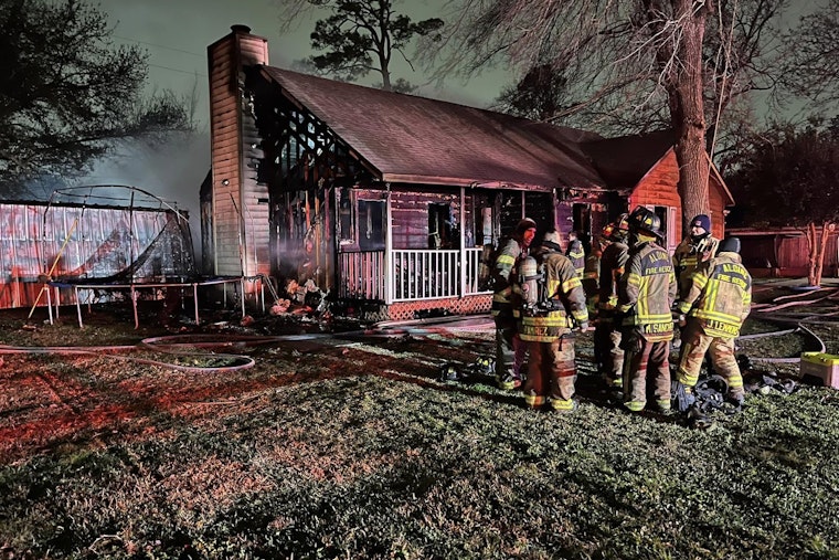 Tragic North Harris County House Fire Claims Man's Life, Woman and Children Hospitalized as Investigation into Cause Begins