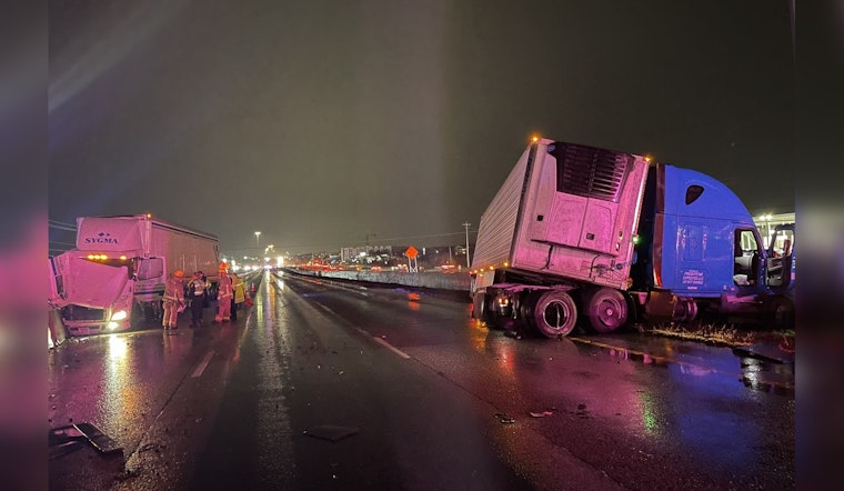 Truck Crash on I-35 in South Austin Triggers Clean-Up, Traffic Delays