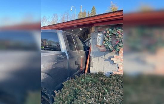 Truck Crashes Through Massachusetts Dealership, Close Call for Owner and Secretary at Christmas Motors in Maynard