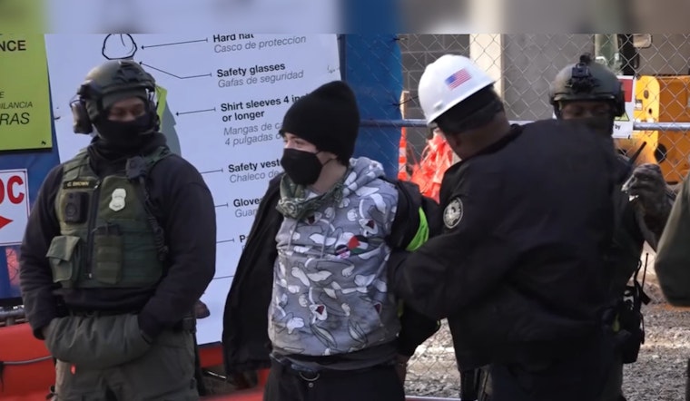 Two Arrested for Chaining Themselves to Equipment at 'Cop City' Site in Atlanta Protests