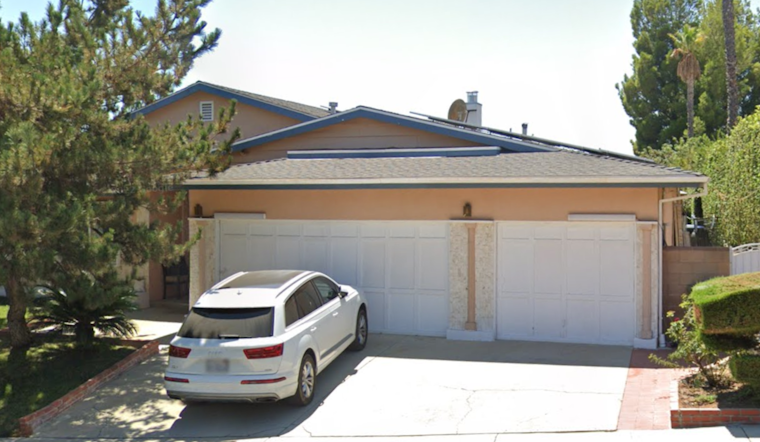 Two Injured as Vehicle Plows Into Granada Hills Home