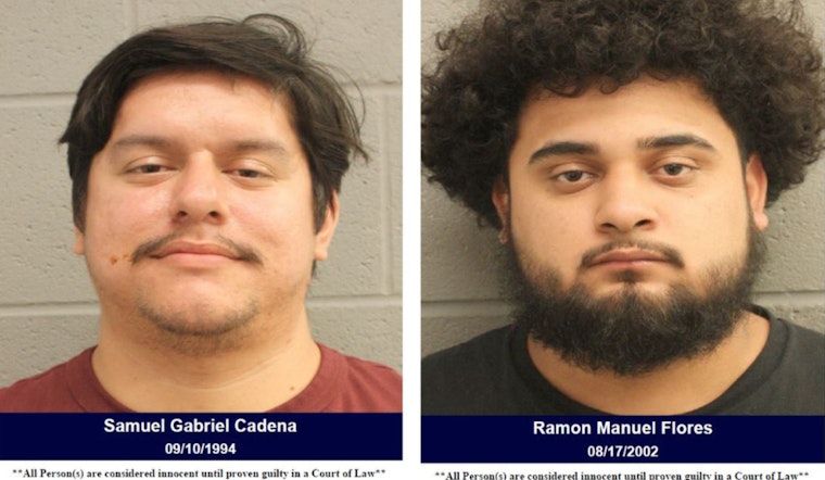 Two Men Arrested and Charged for Discharging Firearms at Houston Detention Pond