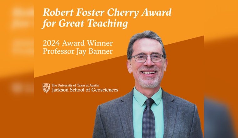 UT Austin's Jay Banner Wins Prestigious Cherry Award for Teaching Excellence from Baylor University