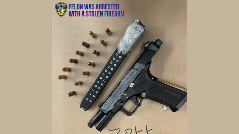Vallejo Man with Felony Record Arrested for Possession of Stolen, Fully Automatic Weapon