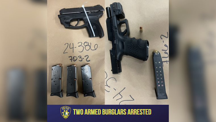 Vallejo Police Apprehend Armed Suspects Amidst Vehicle Burglary Spree in South Vallejo