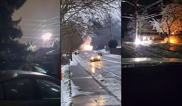 VIDEO: Portland's Winter Storm Sparks Other Electrical Fires and Chaos in West Haven, Beaverton, and Hazelwood