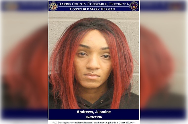 Wanted Felon Jasmine Andrews Arrested in Harris County for Warrants, Meth Possession