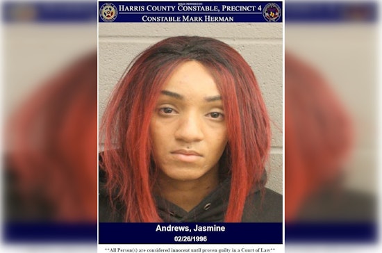 Wanted Felon Jasmine Andrews Arrested in Harris County for Warrants, Meth Possession