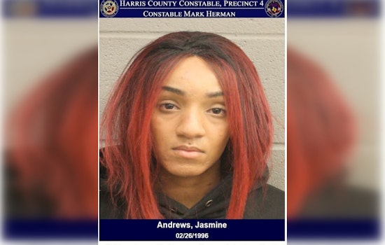 Wanted Felon Jasmine Andrews Arrested in Harris County for Warrants, Meth Possession