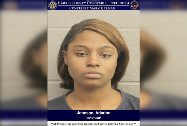 Wanted Woman Arrested on Misdemeanor Warrant During Disturbance Call in Harris County