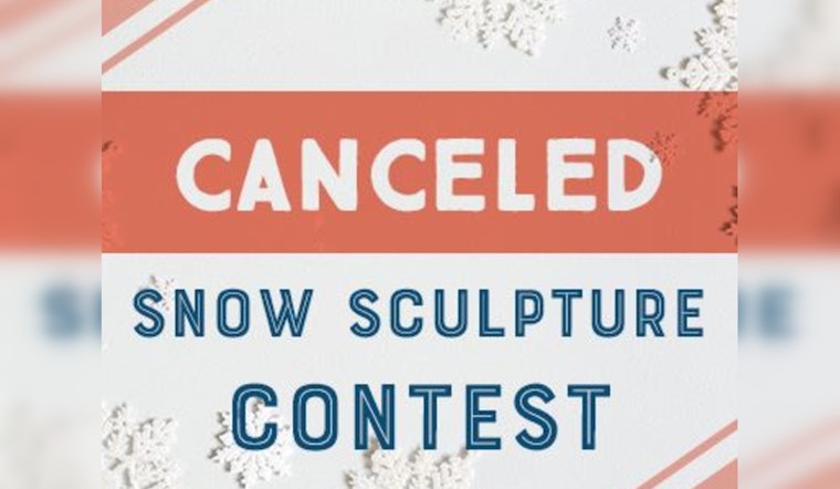 Warm Winter Weather Melts Away Coon Rapids’ Annual Snow Sculpture Contest Plans