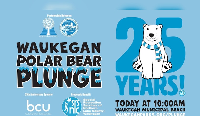 Waukegan Bravehearts Take Icy Lake Michigan Dip in 25th Annual Polar Bear Plunge for Charity