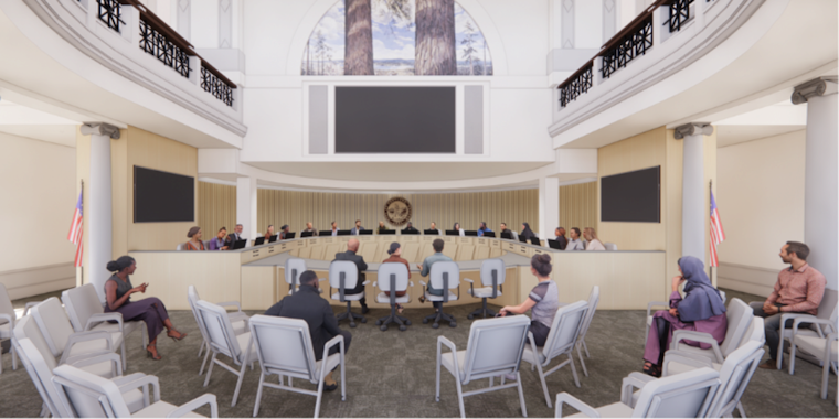 Portland City Council Moves to Temporary Quarters Amid City Hall Renovations