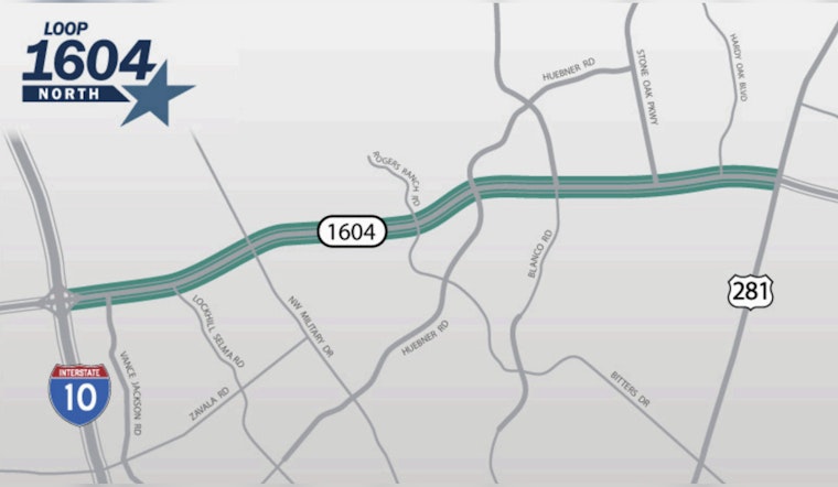 Weekend Traffic Alert, Loop 1604 and I-10 Interchange Closure to Snarl San Antonio Travel