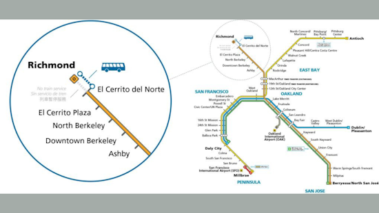 Weekend Travel Alert: BART Track Rebuilding to Cause Service Disruptions in East Bay