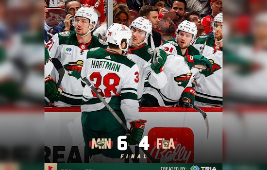 Wild Surge Past Panthers with 5 Power-Play Goals in 6-4 Victory, Extending Florida's Losing Streak