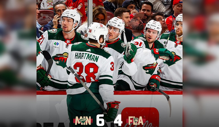 Wild Surge Past Panthers with 5 Power-Play Goals in 6-4 Victory, Extending Florida's Losing Streak