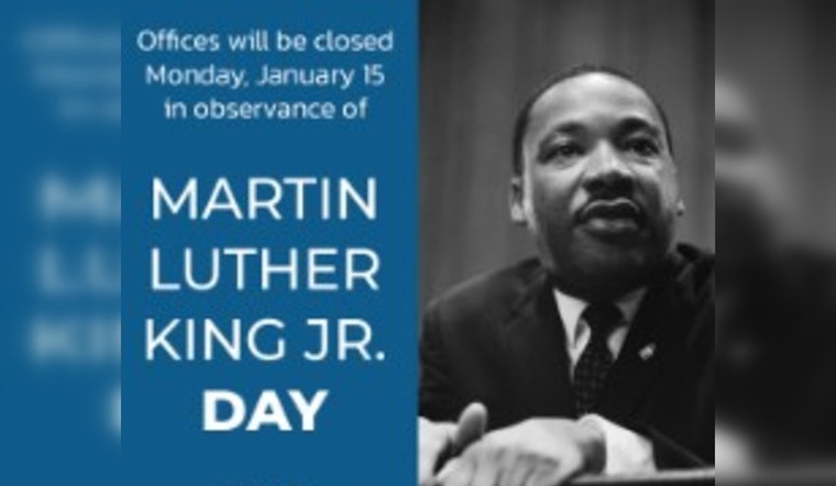 Williamson County Celebrates MLK Jr. Day, Digital Services Remain, Commissioners Court Meeting Rescheduled