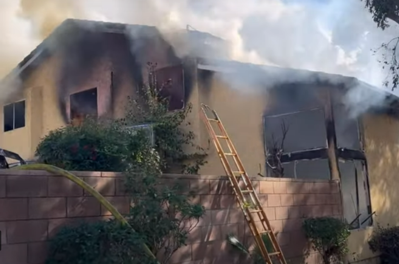 Home Destroyed in PostHoliday Blaze Sparked by Christmas