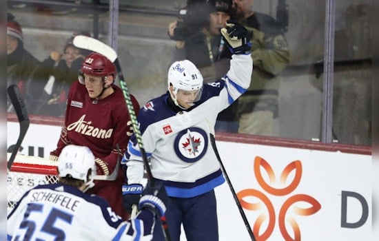 Winnipeg Jets Extend Remarkable Points Streak to 12 with 6-2 Victory Over Arizona Coyotes
