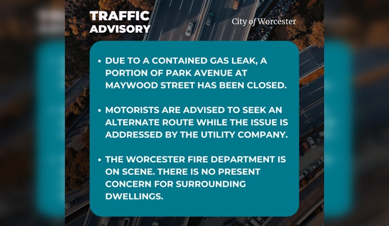 Worcester Evacuates Park Avenue Amid Explosive-Range Gas Leak, No Injuries Reported