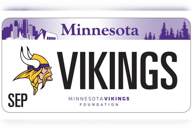 Wright County Debuts New Specialty License Plates for Minnesota Vikings Fans and ‘Black Out’ Enthusiasts