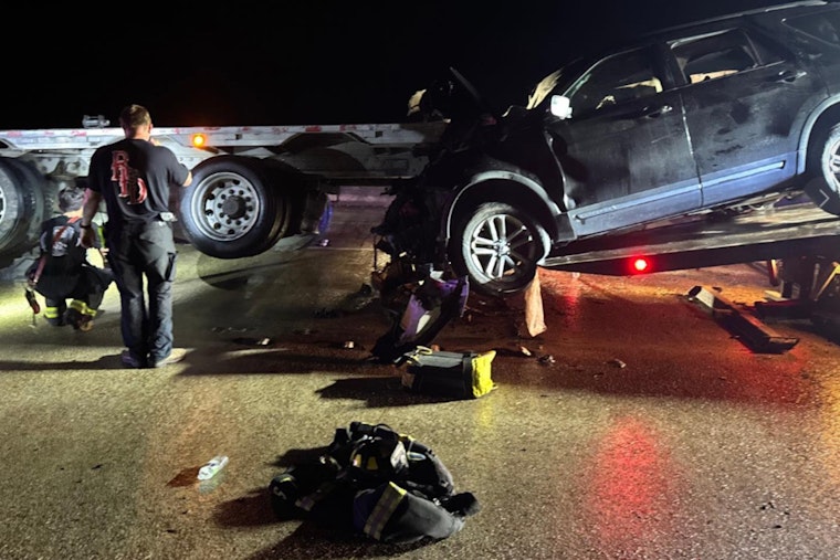 18-Wheeler Crash on I-10 Bonnet Carre Spillway Causes Closure and Delays in Westbound Lanes