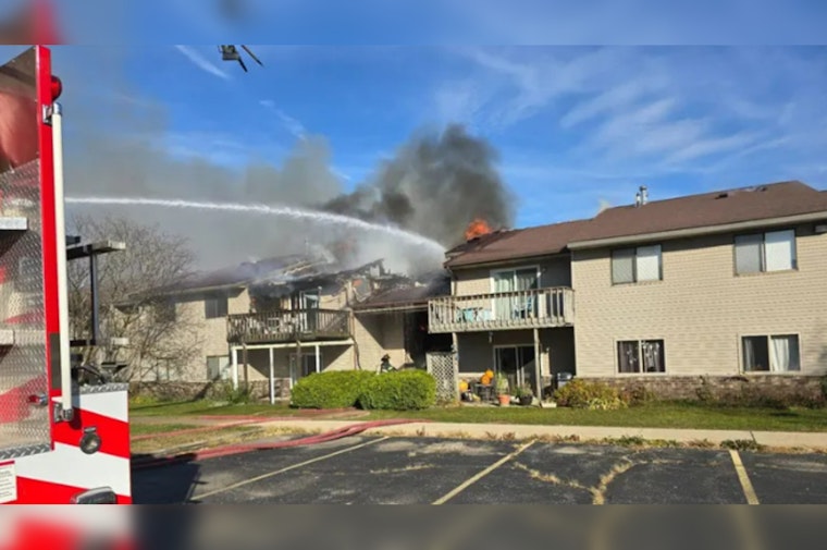 29 Residents Displaced, No Injuries Reported in Delavan Condo Fire; Red Cross Assists