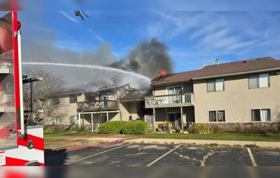 29 Residents Displaced, No Injuries Reported in Delavan Condo Fire; Red Cross Assists
