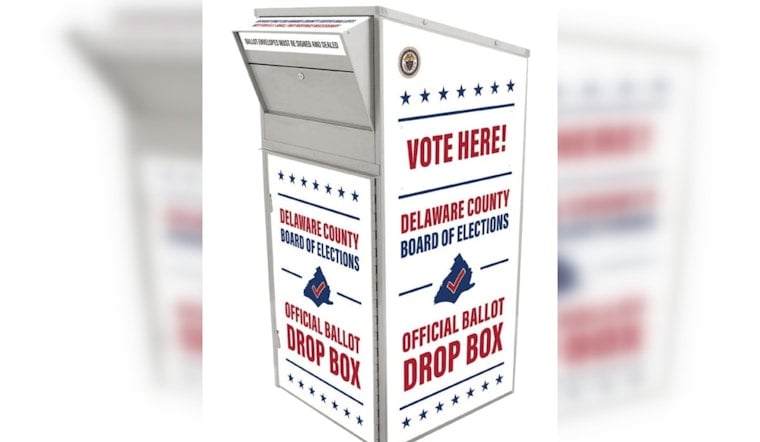 37 Ballot Drop Box Locations Open for Delaware County Voters Ahead of General Election