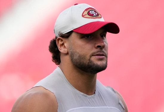 49ers' Nick Bosa Interrupts Postgame Interview to Showcase Trump Support with MAGA Hat