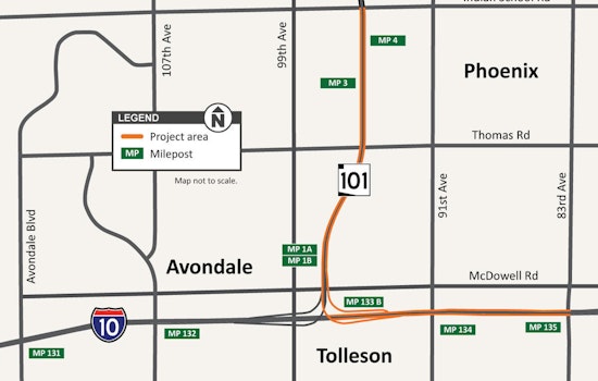 ADOT to Host Virtual Meeting on Upcoming Enhancements for Loop 101/I-10 Interchange in West Valley