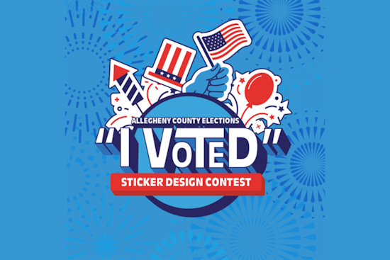 Allegheny County's First "I Voted" Sticker Contest Calls on Students' Creativity for 2025 Elections