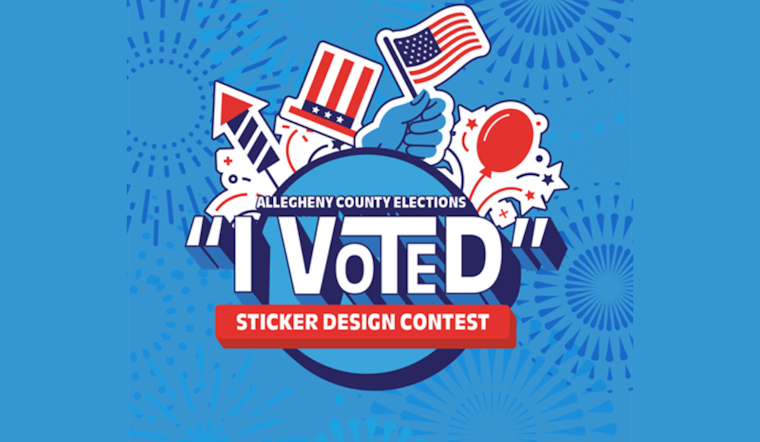 Allegheny County's First "I Voted" Sticker Contest Calls on Students' Creativity for 2025 Elections