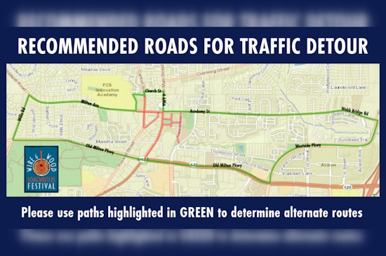 Alpharetta's Wire and Wood Music Festival Prompts Downtown Road Closures, Commuters Advised to Plan Ahead