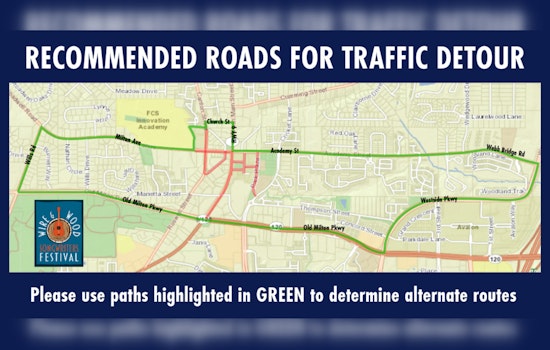 Alpharetta's Wire and Wood Music Festival Prompts Downtown Road Closures, Commuters Advised to Plan Ahead